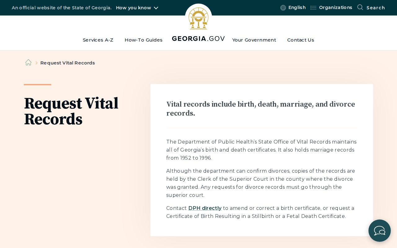 Savannah people search through Georgia vital records