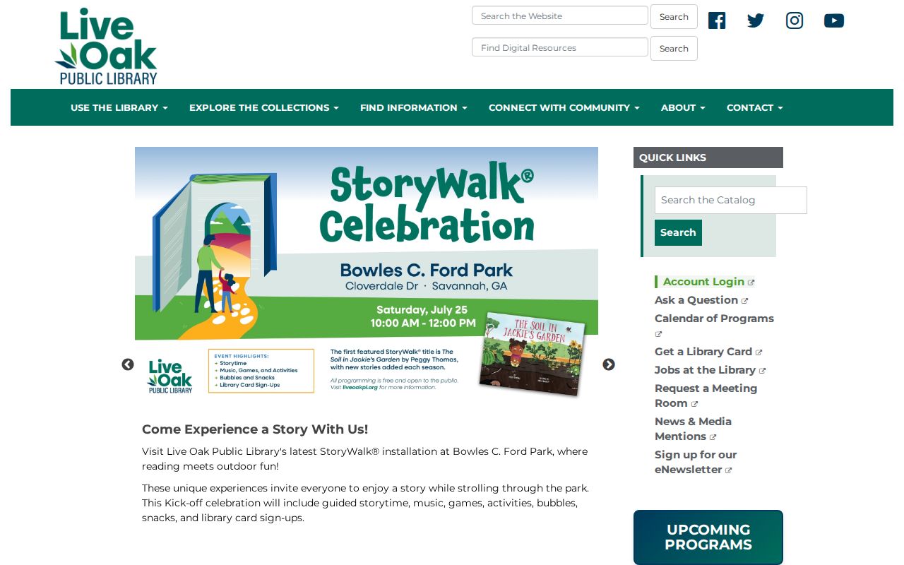 Savannah records research through Live Oak Public Libraries